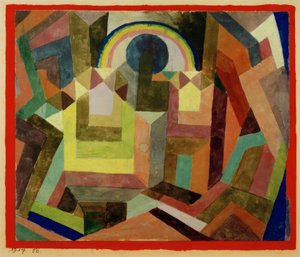 With the Rainbow by Paul Klee